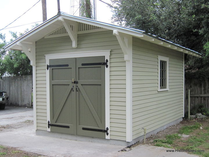 new old shed, doors, outdoor living