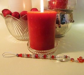 candle snuffer with dingle dangle bling, The Holidays are coming so Red was my color of choice
