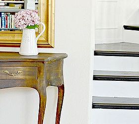 how to paint a staircase black and white with all the details, diy, painting, stairs