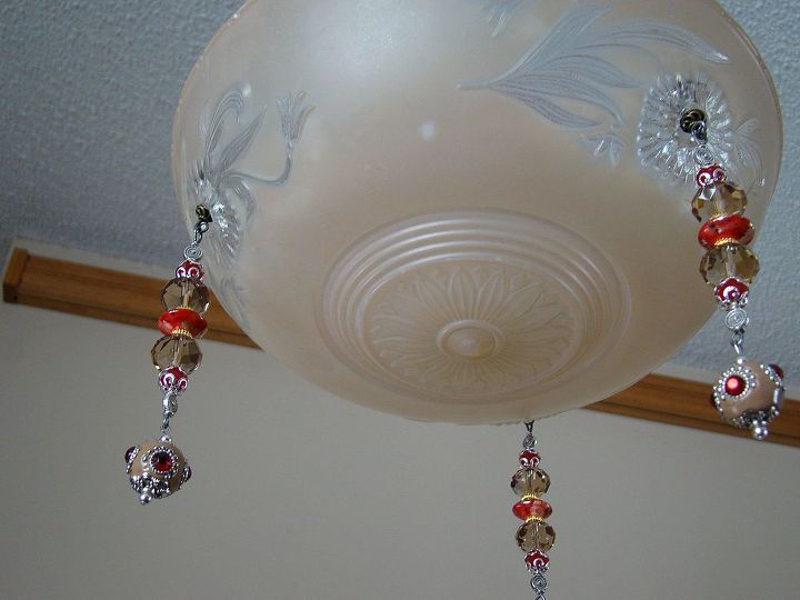 re purposed bling vintage ceiling light fixtures to make candle holders, home decor, lighting, repurposing upcycling
