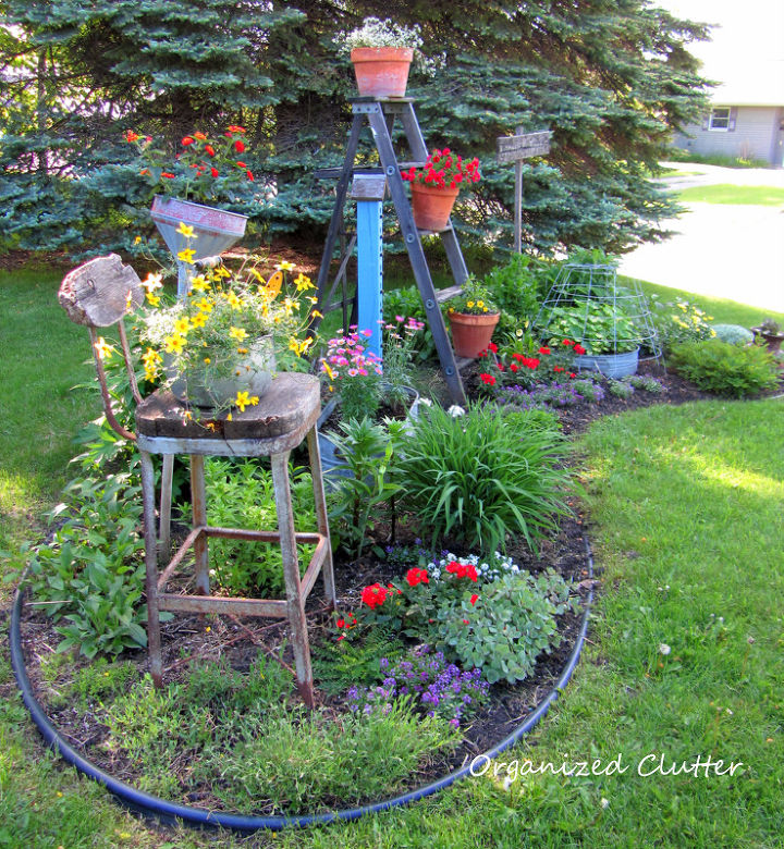 planning planting my front yard border 2014, container gardening, flowers, gardening, outdoor living, perennial, repurposing upcycling