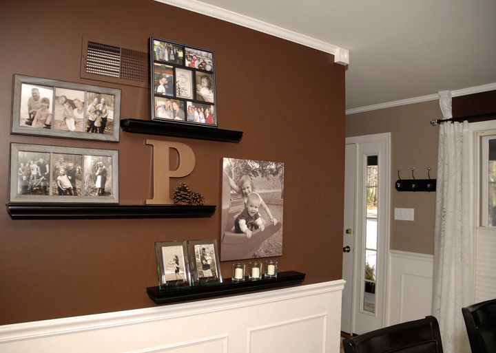 dining room gallery wall, home decor, paint colors, wall decor, Here s a shot of the whole display