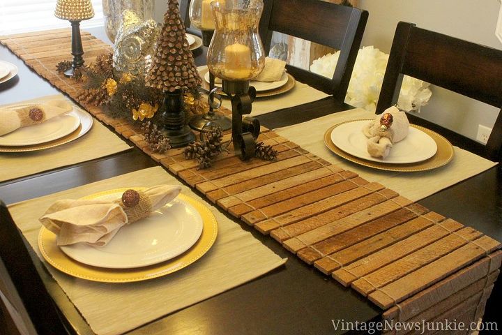 diy table runner from scrap wood video tutorial, crafts, home decor, woodworking projects, Beautiful Table Runner to use year round