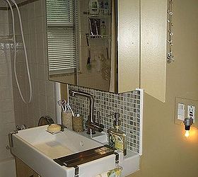 bathroom redo hydrangea theme, bathroom ideas, home decor