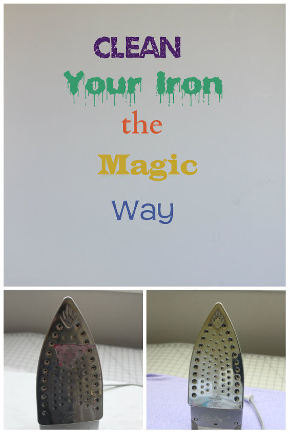 clean your iron the magic way, cleaning tips, This uses simple household items and got my iron nice and smooth again