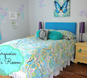 home tour of organizing made fun, home decor, organizing, Daughter s turquoise room