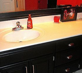 Bathroom Cabinets Reveal Using Reclaim Paint Hometalk