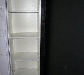 simple storage and lighting ideas for a pre teen cloffice, chalk paint, chalkboard paint, home decor, painting, shelving ideas, storage ideas, IKEA Billy bookcase for some floor to celling storage