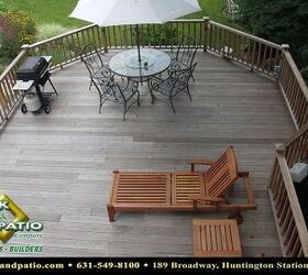decks decks decks, decks, outdoor living, patio, pool designs, porches, spas, Grey mahogany deck with colonial rail