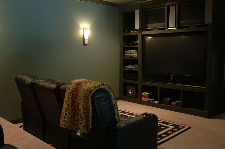 this is a home theater that i designed the project began in unfinished basement, basement ideas