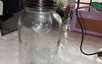 DIY Tutorial : Jar Pendant Swag Light