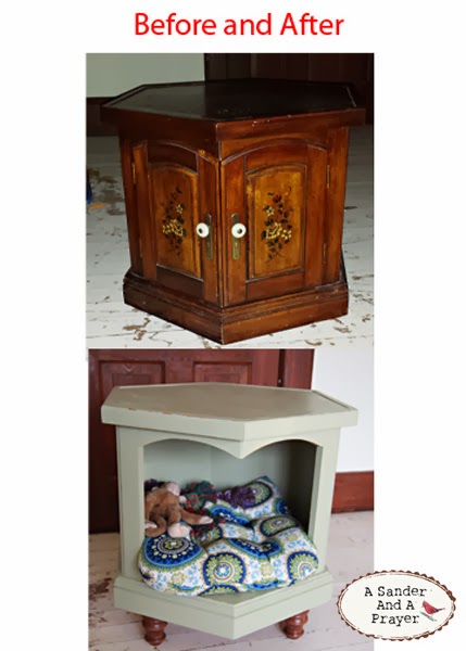 pinterest inspired dog bed, chalk paint, painted furniture, pets animals, repurposing upcycling