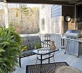 ready for summer back porch deck reveal, decks, outdoor living, porches