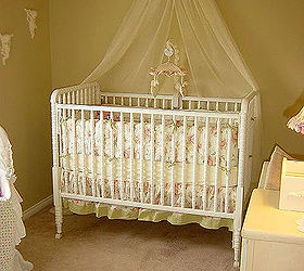 baby girls room decorated complete for under 500, bedroom ideas, home decor