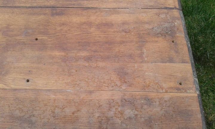 how do i best fill the holes in the top of this marvelous old table, painted furniture, woodworking projects