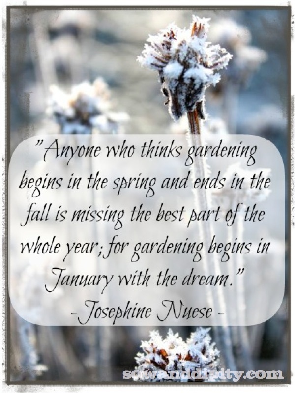 january dreaming, gardening, More about planning your garden here