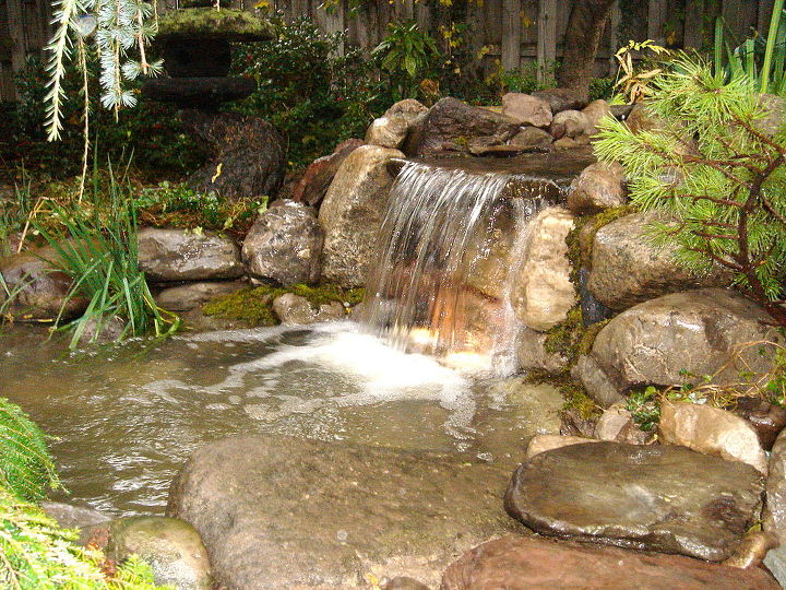 pondless waterfalls rochester ny design, landscape, ponds water features, New Waterfalls Replaced Repaired Re Installed Refurbished Fixed Remodeled Restored with LED Lighting and Aquascape Filtration System for this Rochester NY Pond Acorn Landsdcaping Certified Aquascape Contractor of Rochester NY