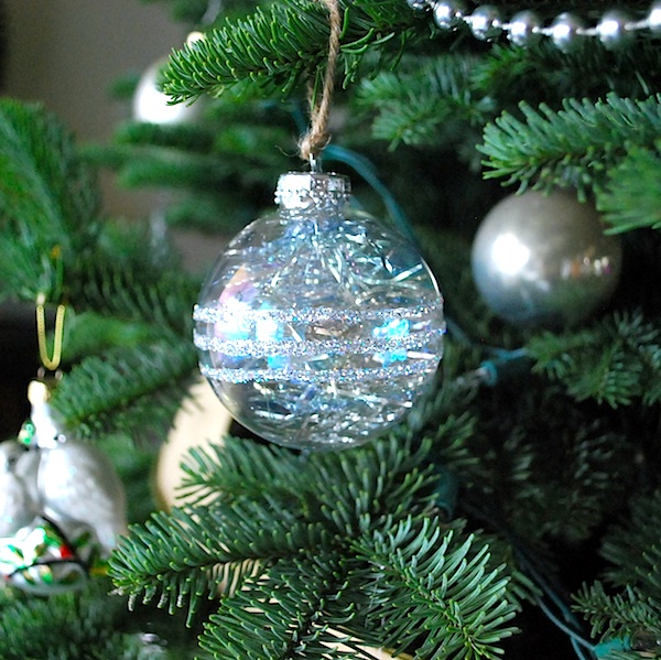glitter amp tinsel anthro knock off ornament, crafts, seasonal holiday decor