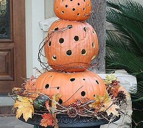 my first fall porch installment pumpkin topiary, curb appeal, porches, seasonal holiday decor