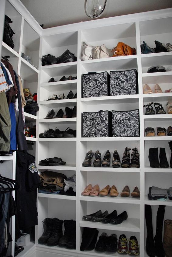 diy master closet before and after, cleaning tips, closet, Left side after