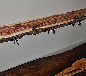 dragonfly shelf with locally harvested juniper, home decor, shelving ideas, natural edge juniper