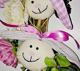 easter bunny wreath tutorial, crafts, easter decorations, seasonal holiday decor, wreaths, Easter Bunny Wreath Tutorial