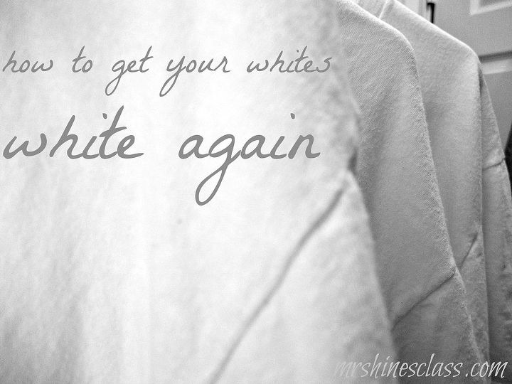 consiga que su ropa blanca vuelva a ser blanca