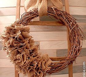 How to Make a Burlap Wreath *Video Tutorial*