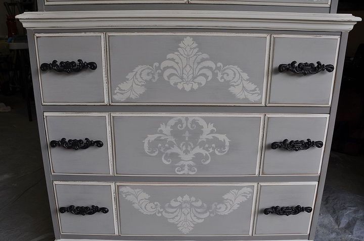 old maple dresser turned french country chic, painted furniture