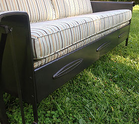 Metal deals glider cushions