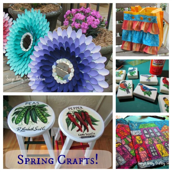 five colorful spring craft ideas, crafts, seasonal holiday decor, Five colorful Spring craft ideas