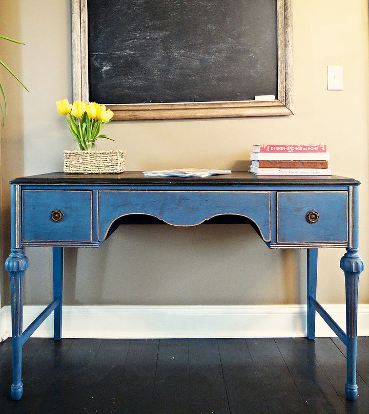 glamour with a vintage twist, painted furniture