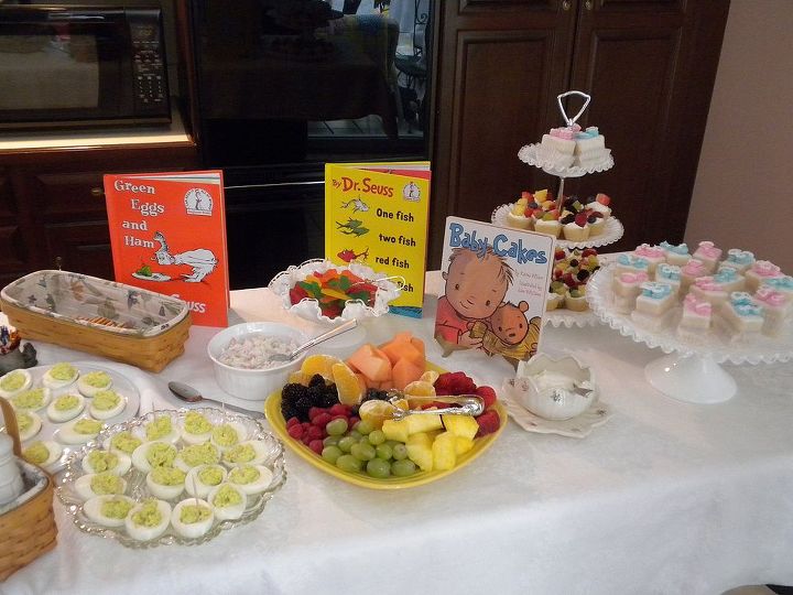book inspired buffet baby, home decor, The food buffet inspired by children s book titles