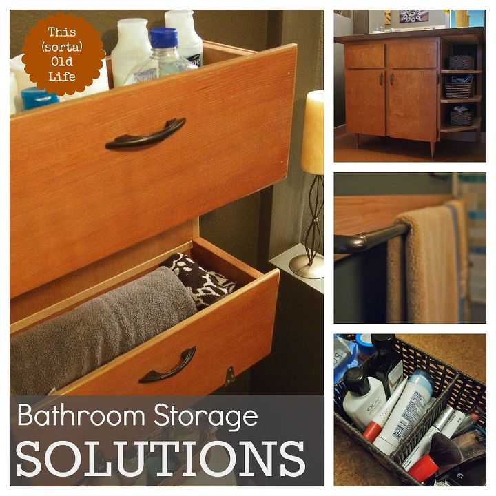 small bathroom storage solutions, bathroom ideas, repurposing upcycling, small bathroom ideas, storage ideas