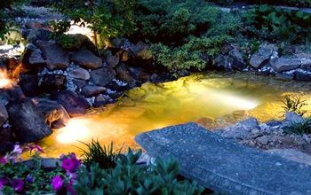 Underwater Lighting Creates a Nighttime Oasis for Water Feature Owners