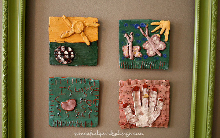 make a special gallery wall with your children s art, crafts, home decor