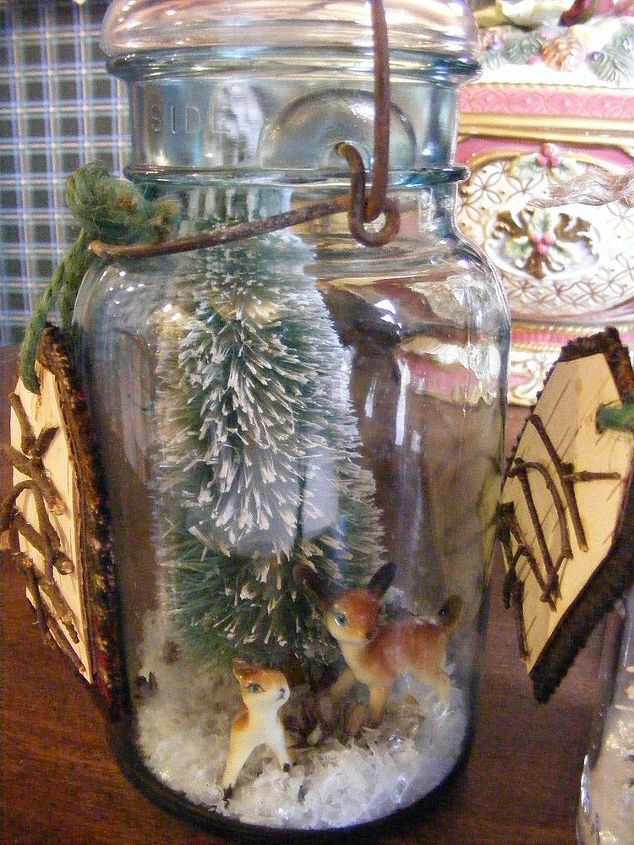 q i love these mason jar snow globes what should i charge, christmas decorations, seasonal holiday decor, A large jar