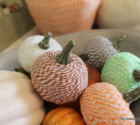 baker s twine pumpkins, crafts, decoupage, seasonal holiday decor, These are perfect for any home s decor and a real classic Learn how to make them here