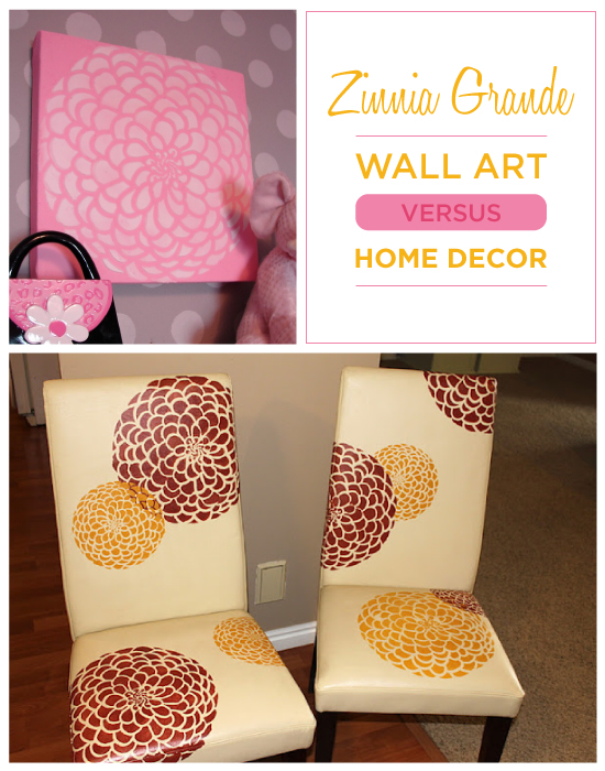 this or that stencil projects which do you prefer, home decor, painting, window treatments, Stenciled Wall Art v Stenciled Home Decor