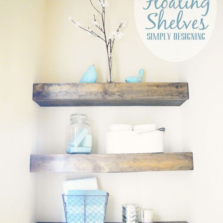 diy floating shelves, crafts, home decor, shelving ideas, woodworking projects