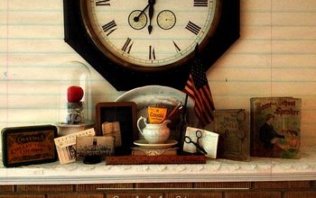 Summer-to-Fall Transitional Decorating: Back To School Mantel Decor