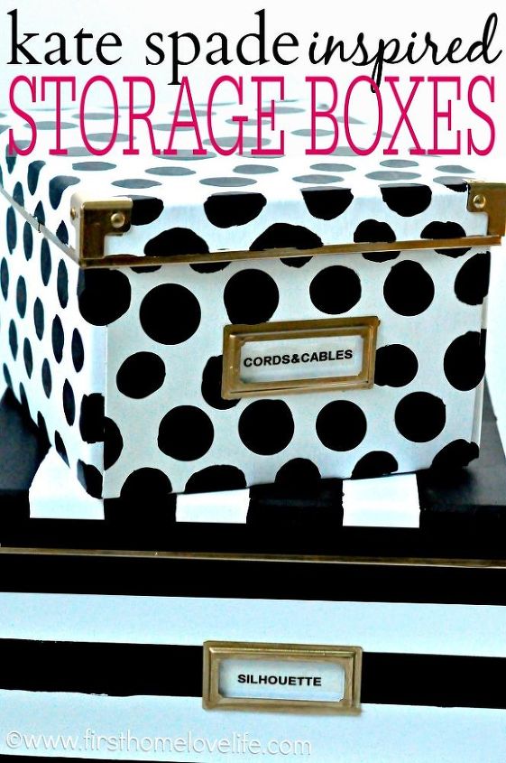kate spade inspired ikea storage boxes, cleaning tips, repurposing upcycling, storage ideas