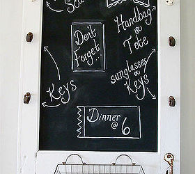 how to turn an old screen door into a family message center, cleaning tips, diy, doors, how to, repurposing upcycling
