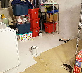 basement laundry room redo before and after