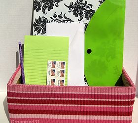 upcycled organizing boxes, crafts, repurposing upcycling, The organizing uses are endless