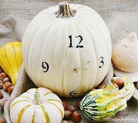 diy pumpkin clock, crafts, seasonal holiday decor, And that s how easy it is to make a pumpkin clock