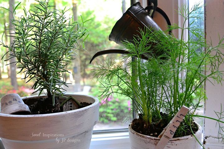 kitchen window herb garden, gardening, home decor, kitchen design, windows