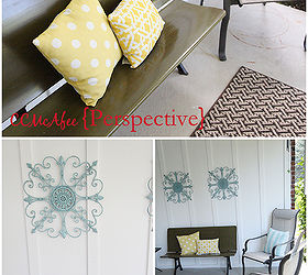 front porch makeover hang your candles w chain, outdoor furniture, outdoor living, porches