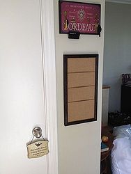 burlap message board for the entryway, crafts, foyer, home decor