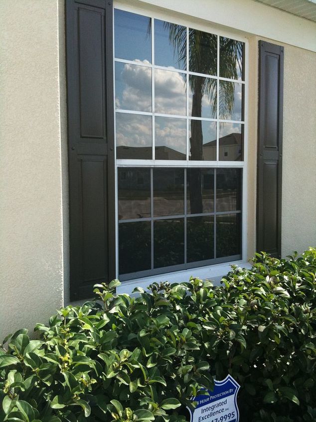 we had all of the windows on the front of our house tinted with 3m window film it, curb appeal, windows, 3M Window Film